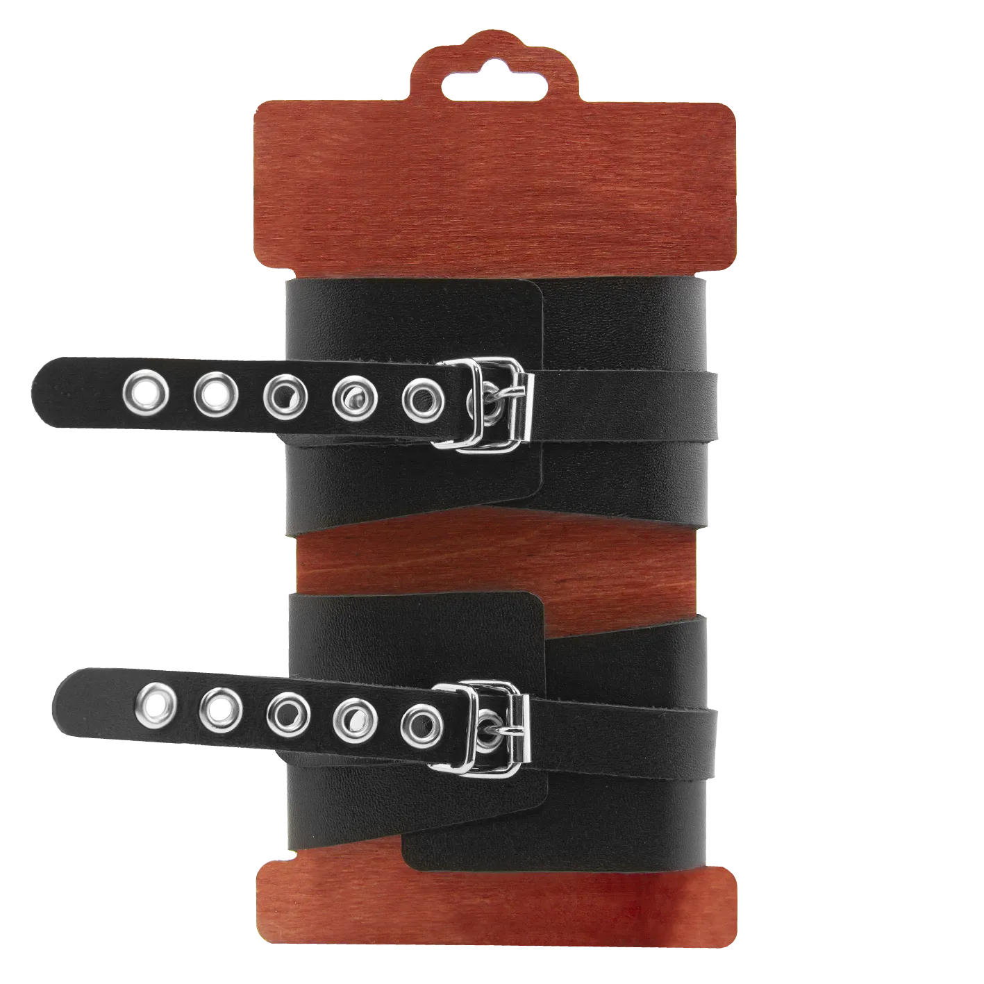 оковы pinkrabbit из черной кожи с красным декором в Мурманске