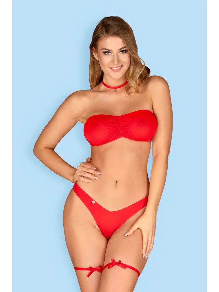 Эротическое кокетливый комплект нижнего белья kissmas в Мурманске