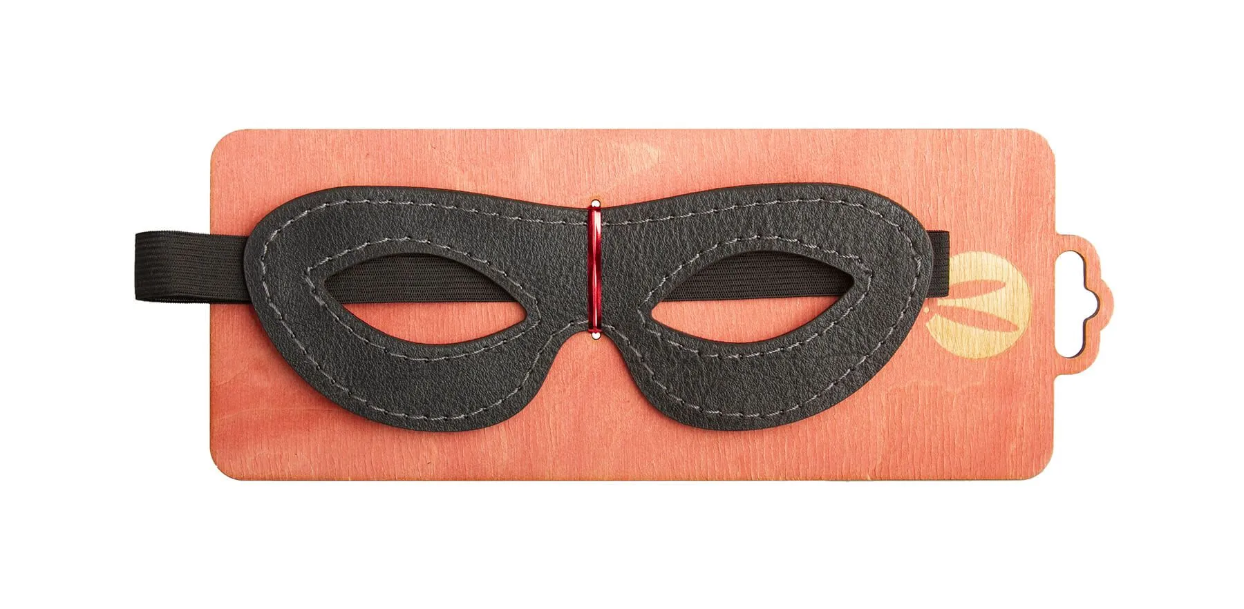 Маска открытая PinkRabbit овальная, черная