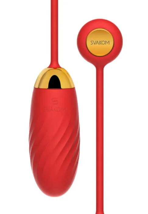 виброяйцо на дистанционном управлении svakom ella neo, красное в Мурманске