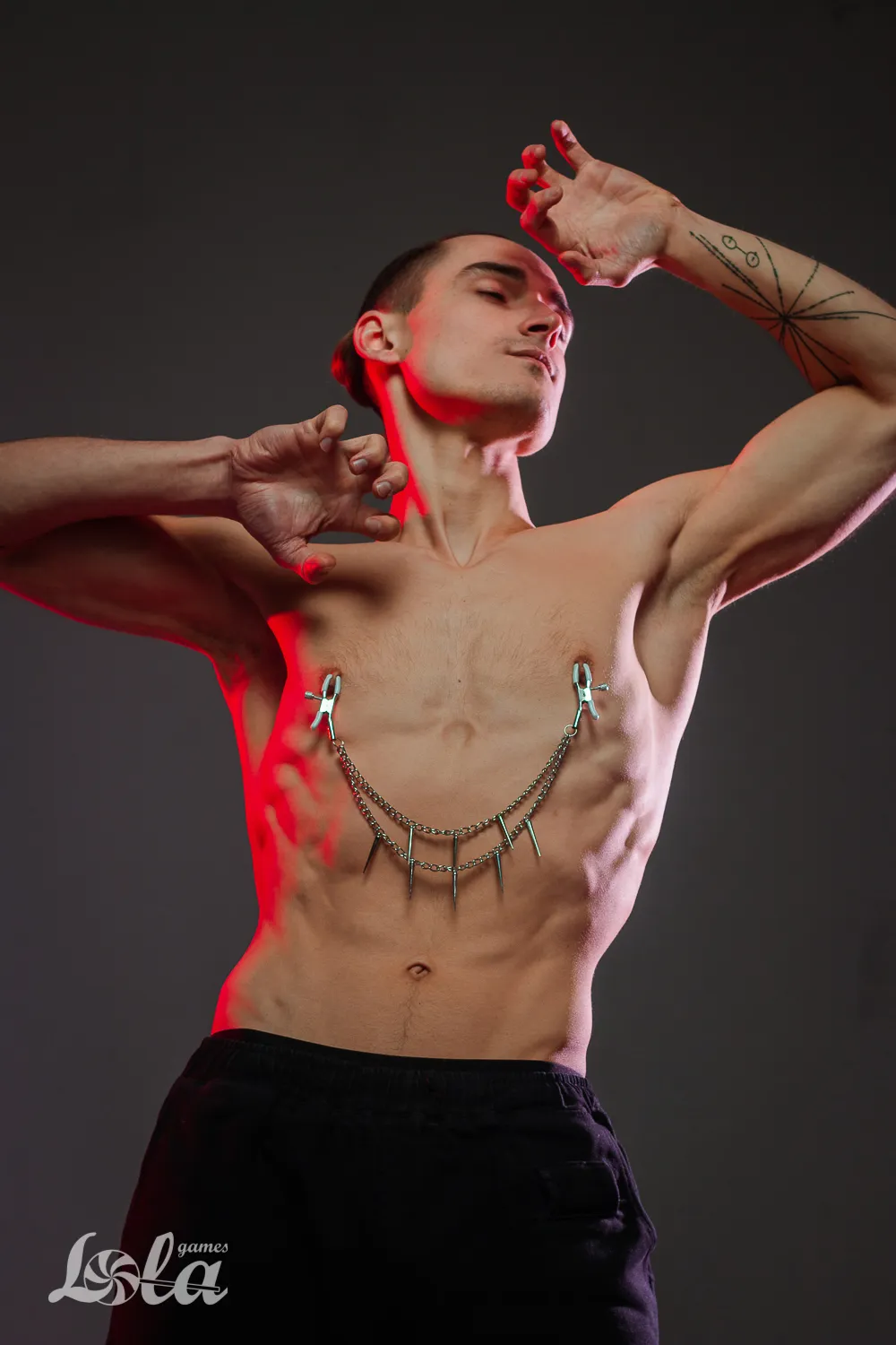 зажимы на cоски party hard spiky 1163-01lola в Мурманске