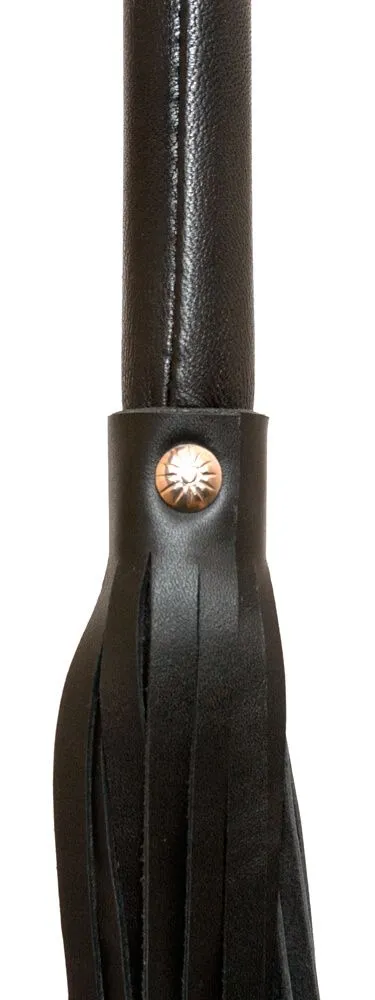 плеть pinkrabbit из натуральной кожи, с черной ручкой в Мурманске