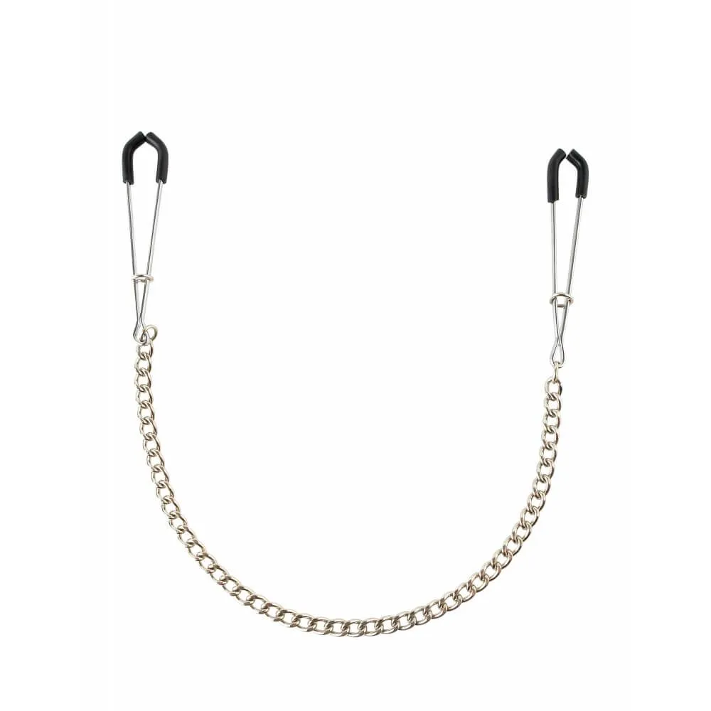Зажимы на соски Pipedream Nipple Tweezer Clamps, с цепочкой
