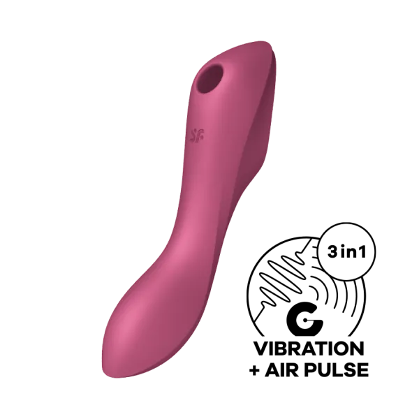 вакуумный массажер satisfyer curvy trinity 3 red 036526sa в Мурманске
