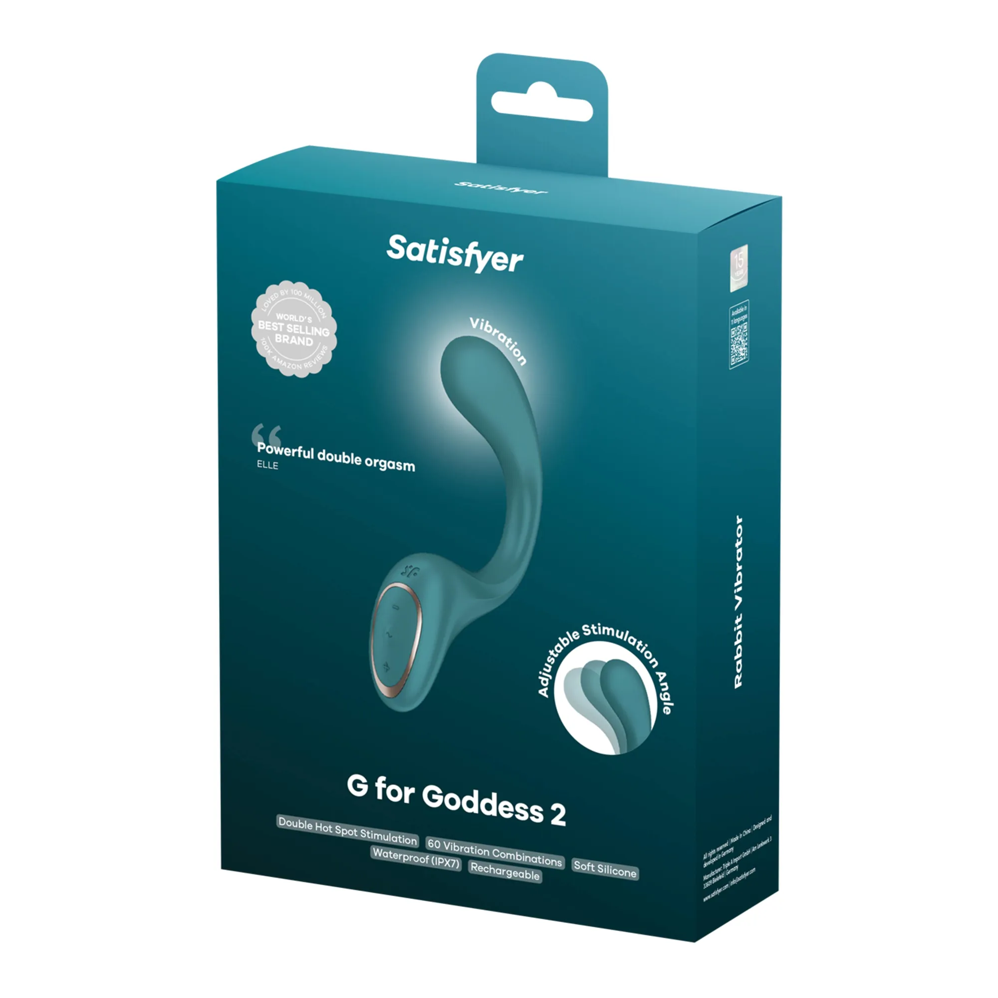 Вибратор Satisfyer G for Goddess 2 green