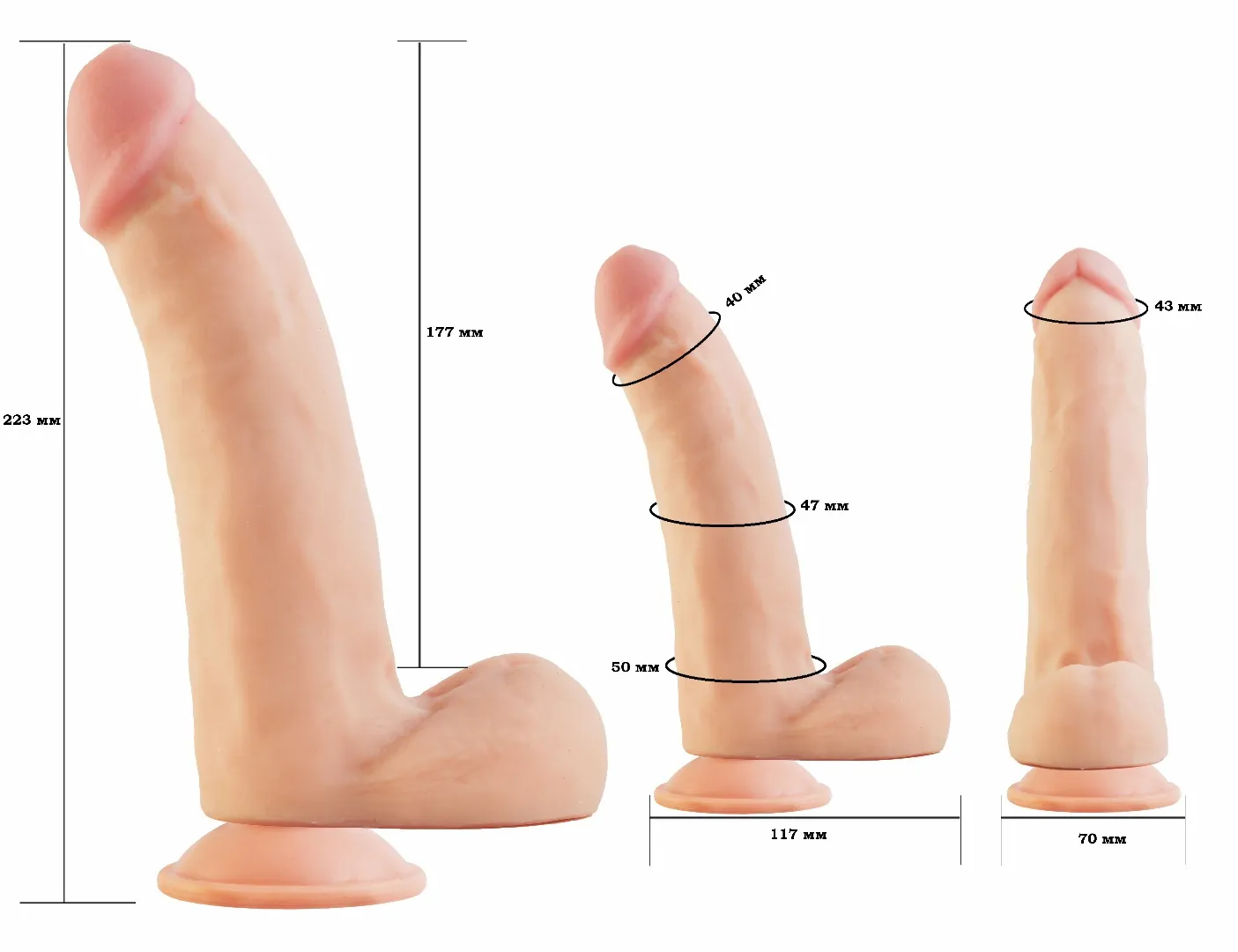 фаллоимитатор на присоске неоскин 812900ru в Мурманске