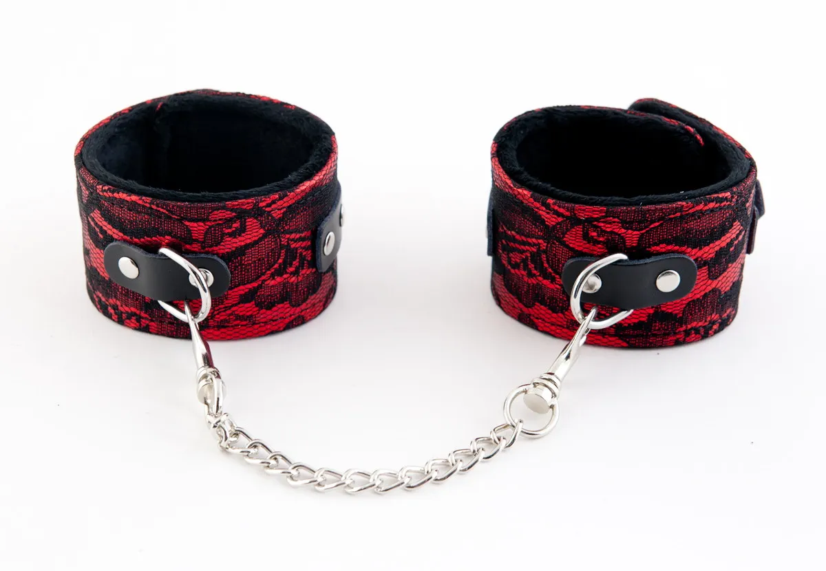 кружевные поножи toyfa marcus, красный, 46 см в Мурманске