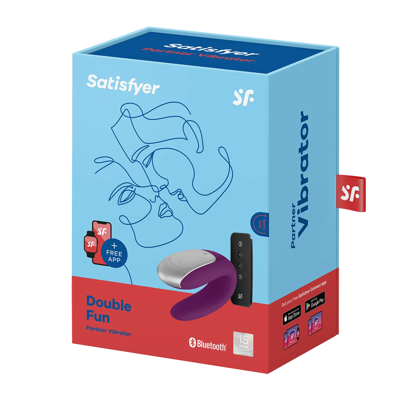 виброcтимулятор satisfyer double fun connect app violet 002460sa в Мурманске
