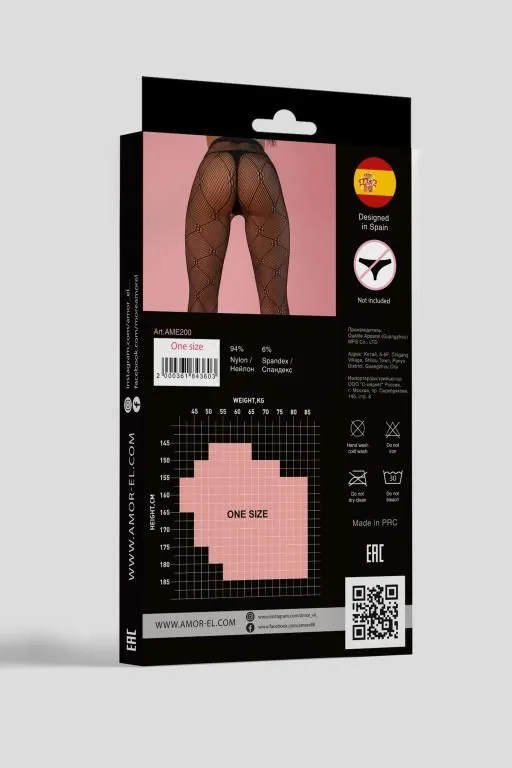 Эротическое колготы с рисунком amor el (s/l) в Мурманске