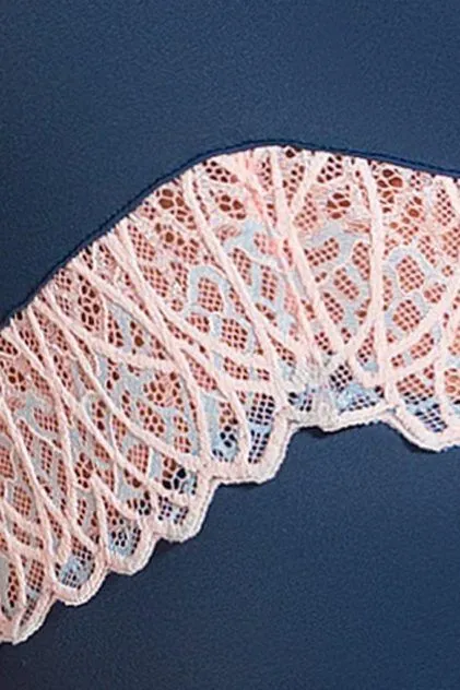 Эротическое корсет lapin rose selina синий в Мурманске