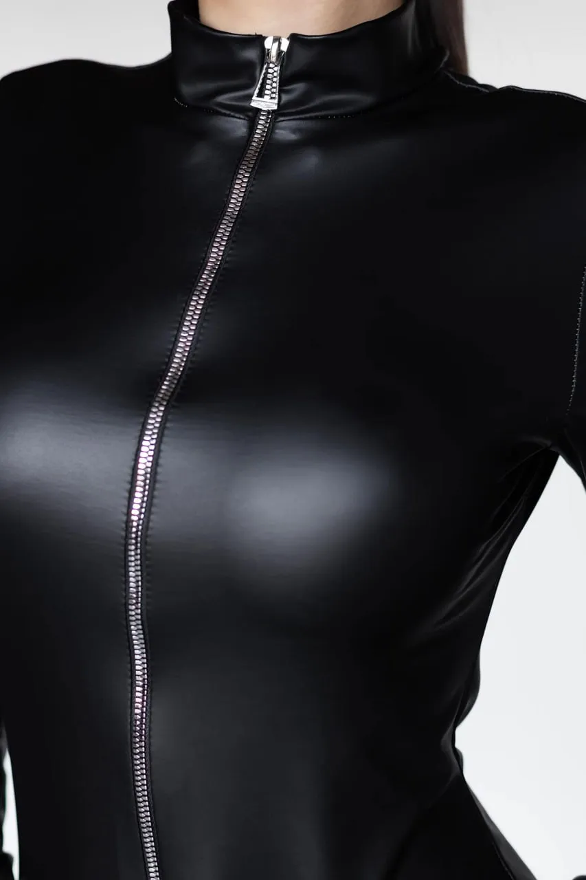 Эротическое комбинезон pinkrabbit из экокожи на молнии в Мурманске