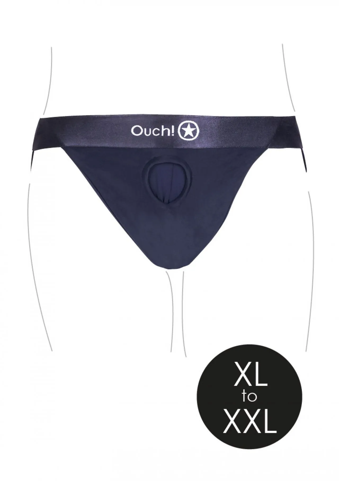 трусики для страпона с вибропулей - xl/xxl в Мурманске