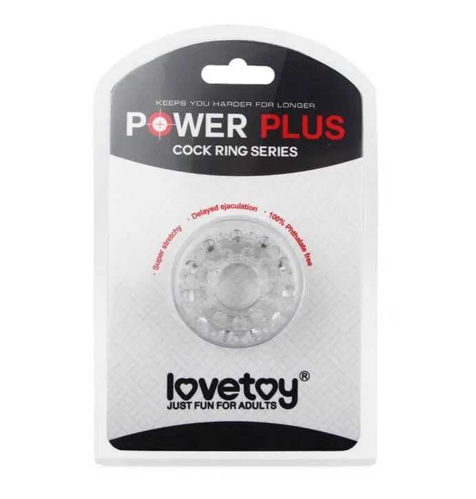 эрекционное кольцо lovetoy power plus 1433, прозрачное в Мурманске