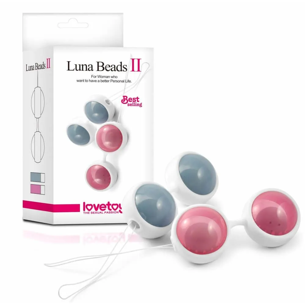 вагинальные шарики lovetoy luna beads, розовые в Мурманске