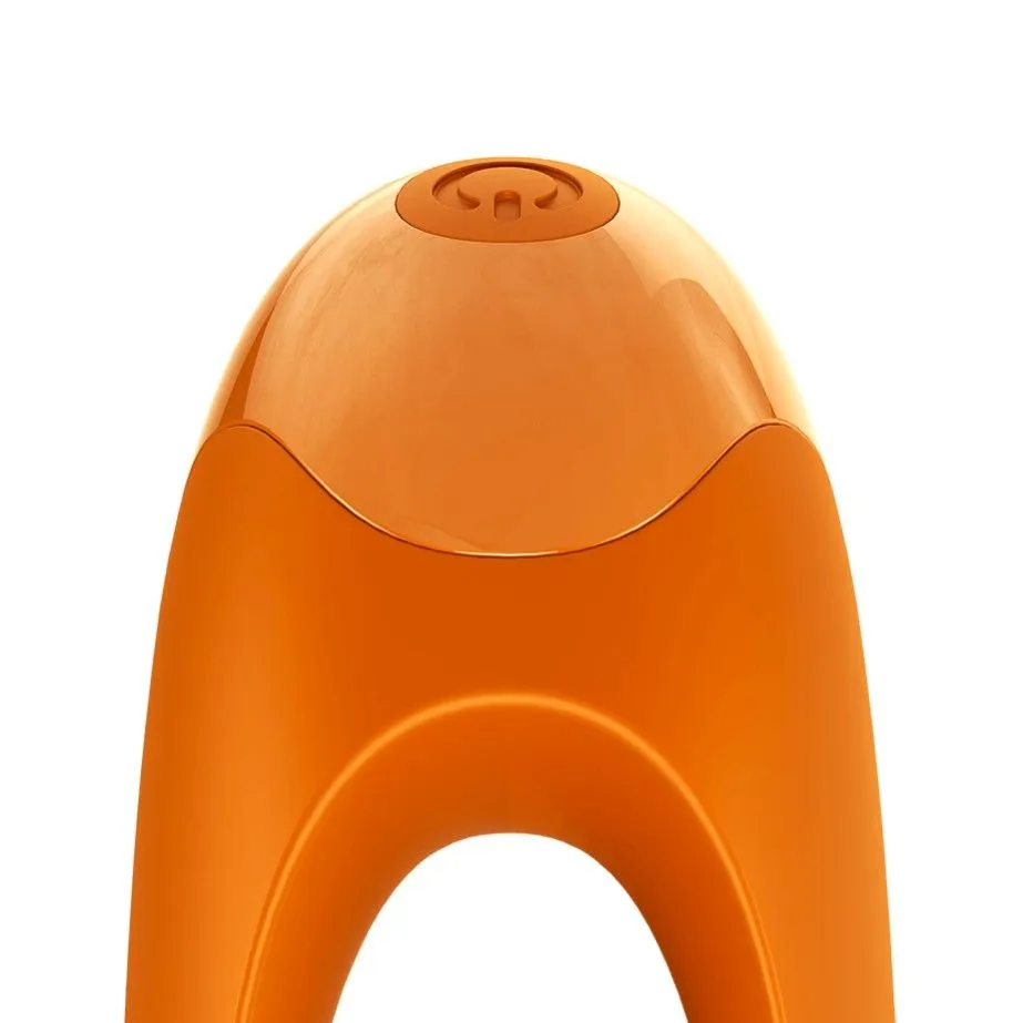 мини-вибратор на палец satisfyer candy cane, оранжевый в Мурманске