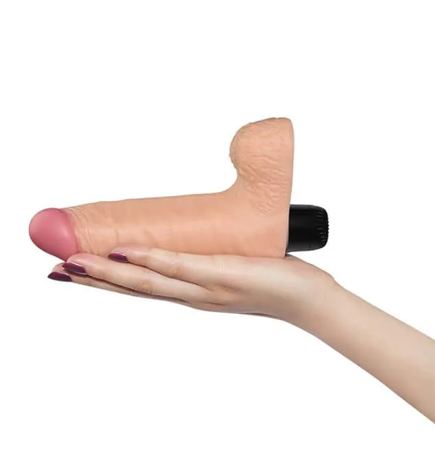 вибратор с мошонкой lovetoy real feel realistic, телесный в Мурманске