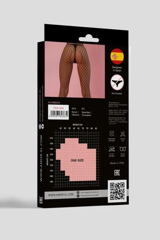 Эротическое колготы в мелкую сеточку с доступом amor el (s/l) в Мурманске