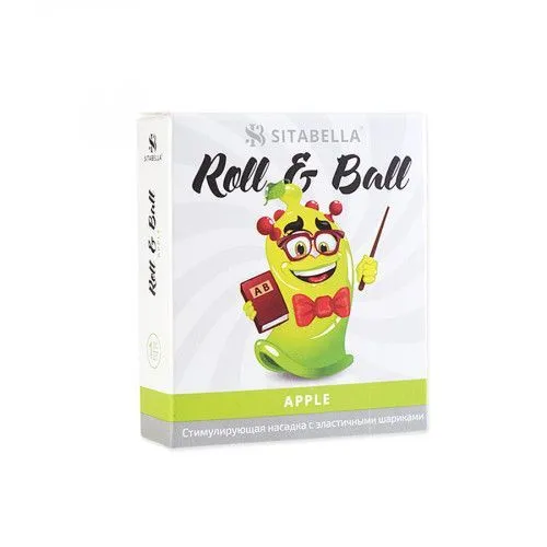 Насадка Sitabella Roll & Ball Яблоко, стимулирующая