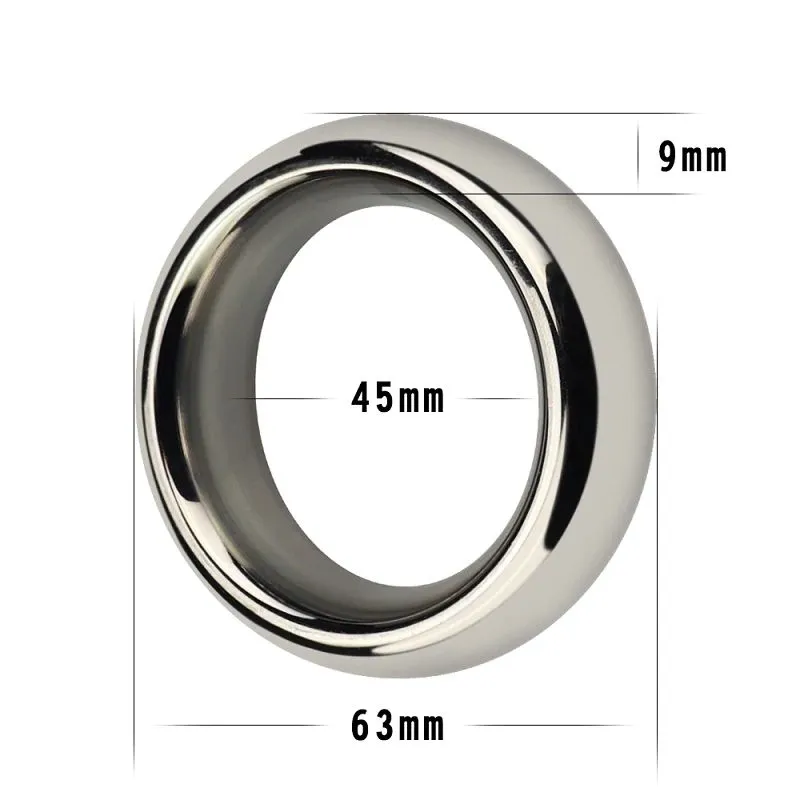 кольцо lovetoy metal silver cockring 4,5 см, металлическое в Мурманске