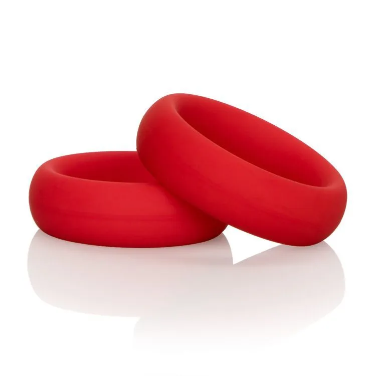 набор колец california exotic novelties colt silicone super rings, красный в Мурманске