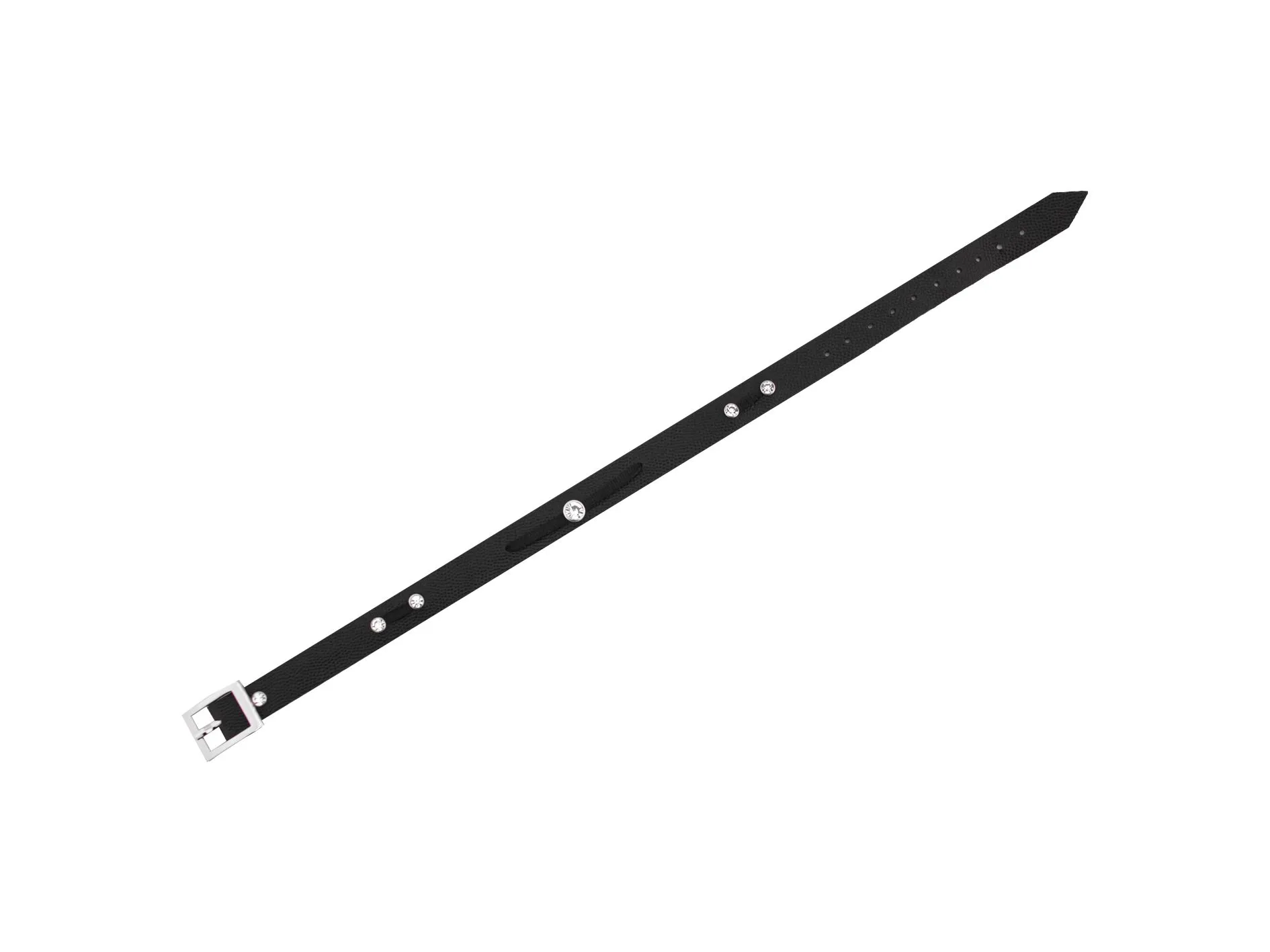 чокер со стразой pinkrabbit, чёрный в Мурманске