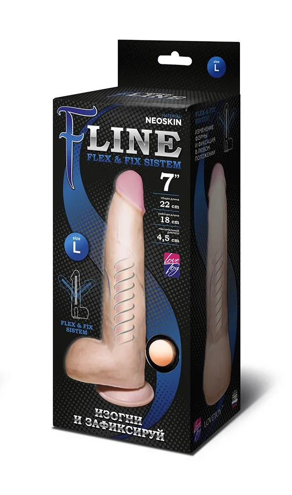фаллоимитатор неоскин на присоске flex & fix sistem в Мурманске