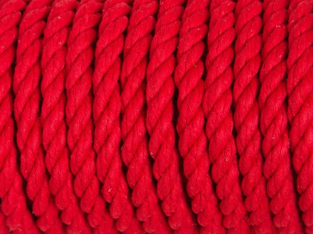 хлопковая веревка для шибари pinkrabbit красная, 20 м в Мурманске