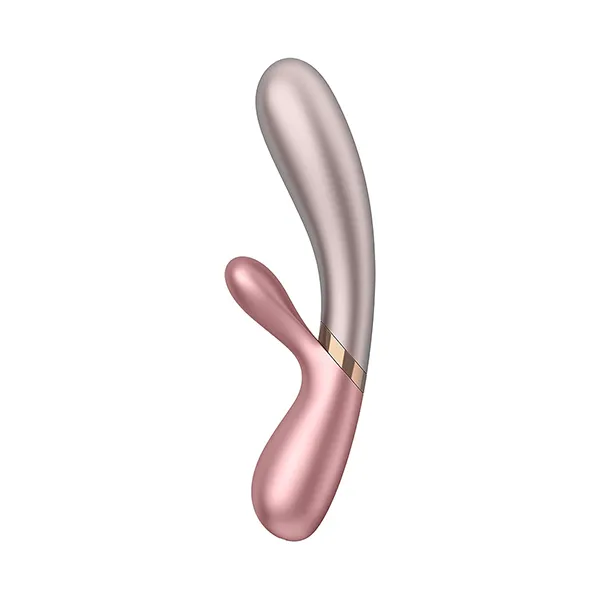 Вибромассажер Satisfyer Hot Lover с нагревом и приложением, розовый