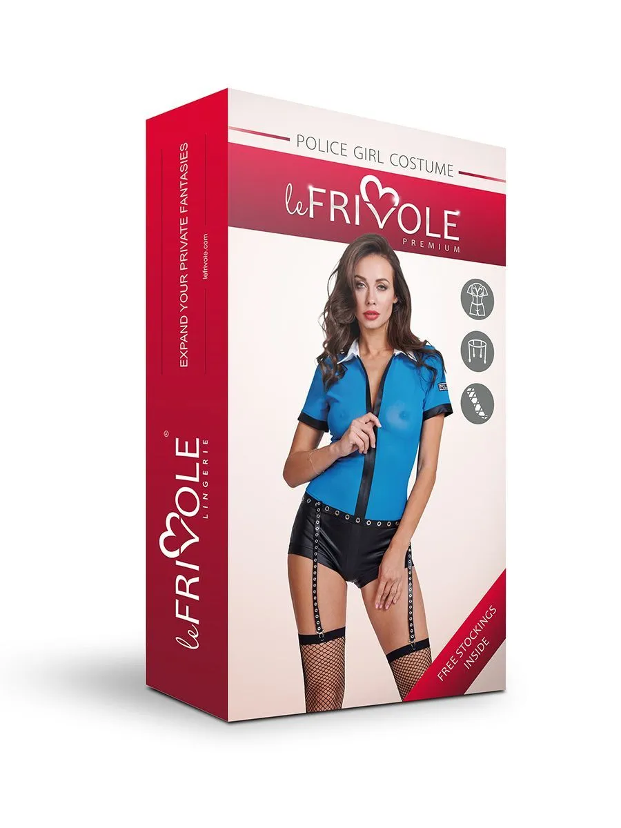 Эротическое костюм полицейского le frivole, боди на молнии в Мурманске