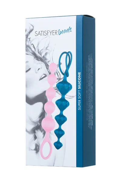 набор из 2 цепочек satisfyer beads colored 000862sa в Мурманске
