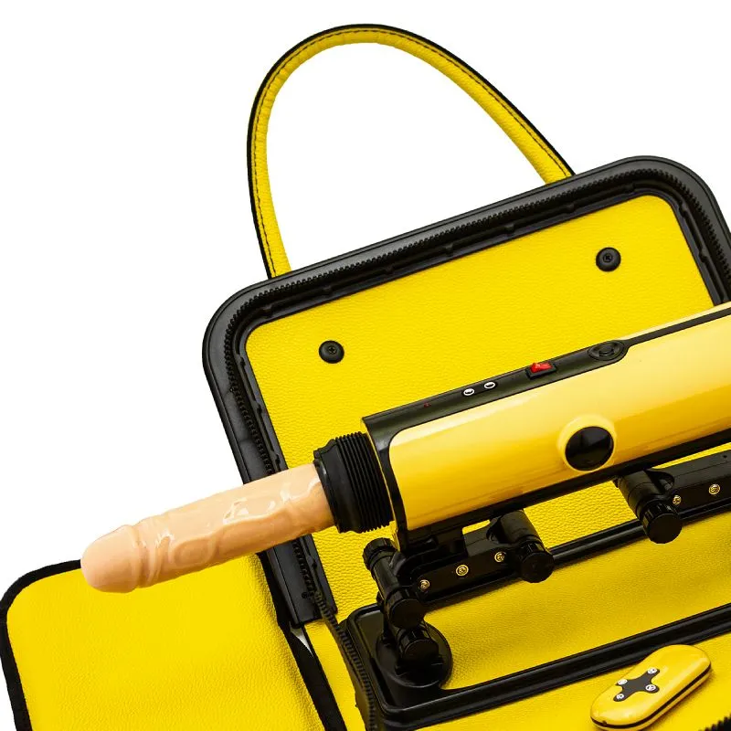 секс-машина в сумке pinkrabbit 310-x5, желтая в Мурманске