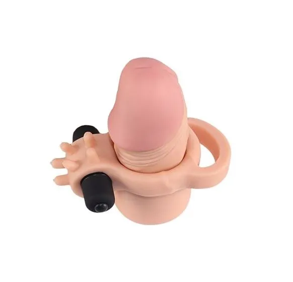 насадка на член lovetoy pleasure x-tender 7 inch, с вибрацией в Мурманске