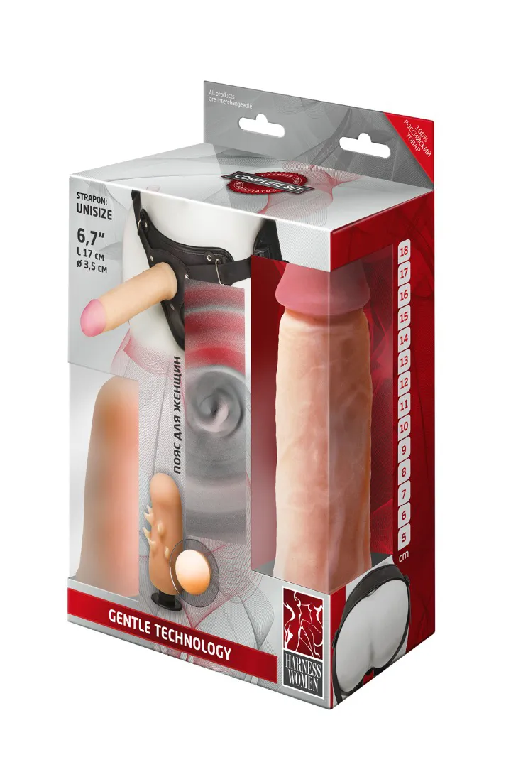 фаллоимитатор неоскин с поясом harness 837703ru в Мурманске