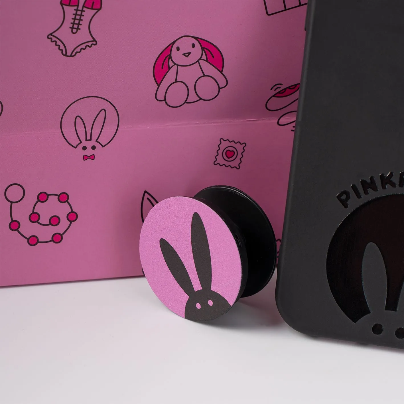 попсокет pinkrabbit с логотипом рк в Мурманске