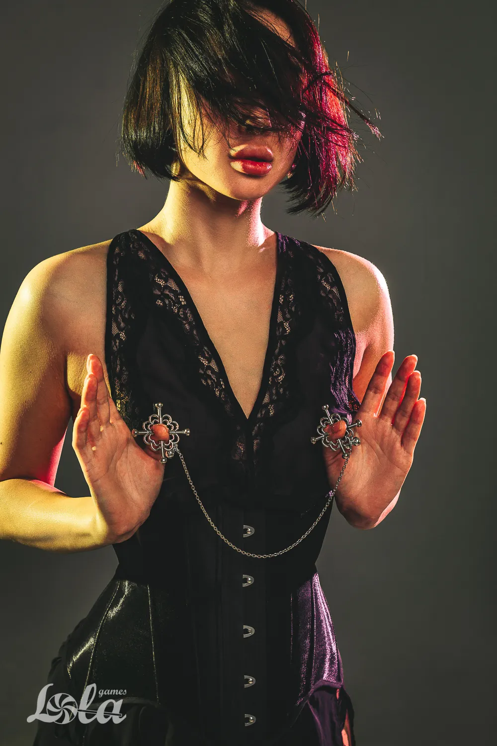 зажимы на cоски party hard dare you 1164-01lola в Мурманске