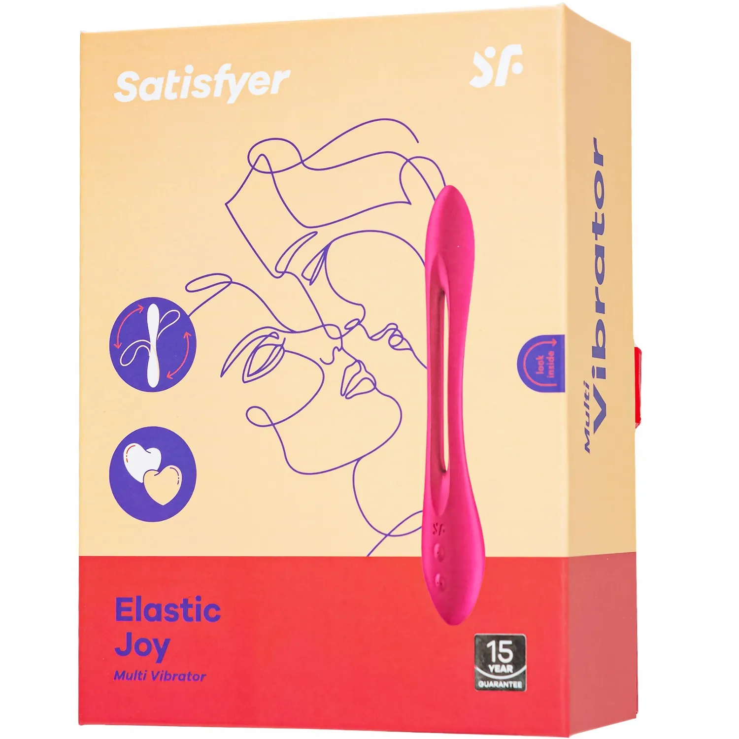 мультифункциональный вибратор satisfyer elastic joy red 007595sa в Мурманске