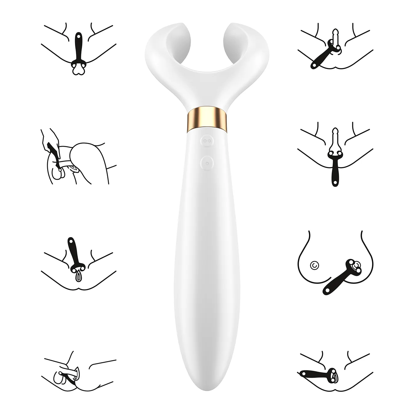 вибромассажер для пары satisfyer endless fun white 001043sa в Мурманске