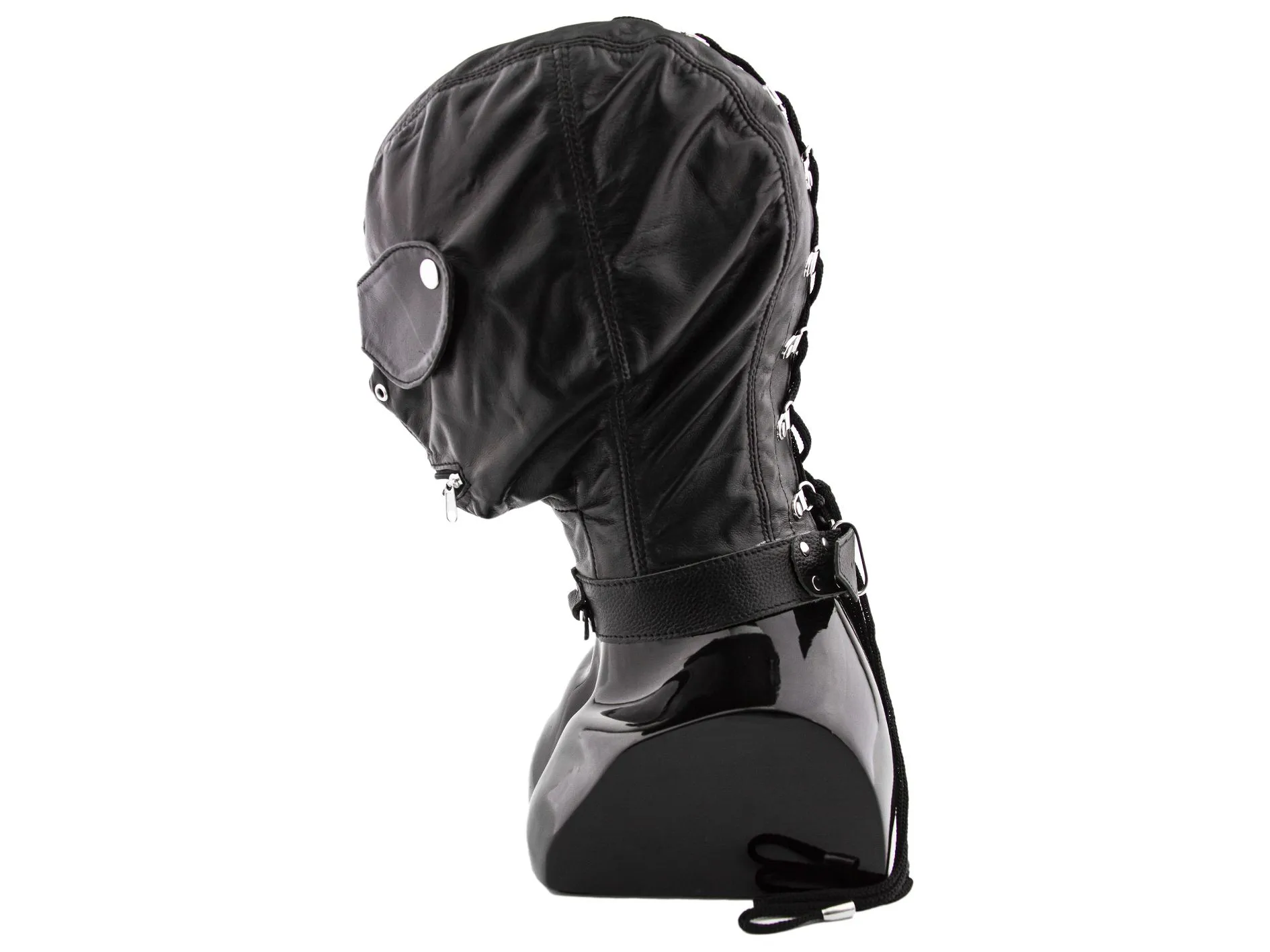 шлем pinkrabbit с ошейником и шорами, черный в Мурманске