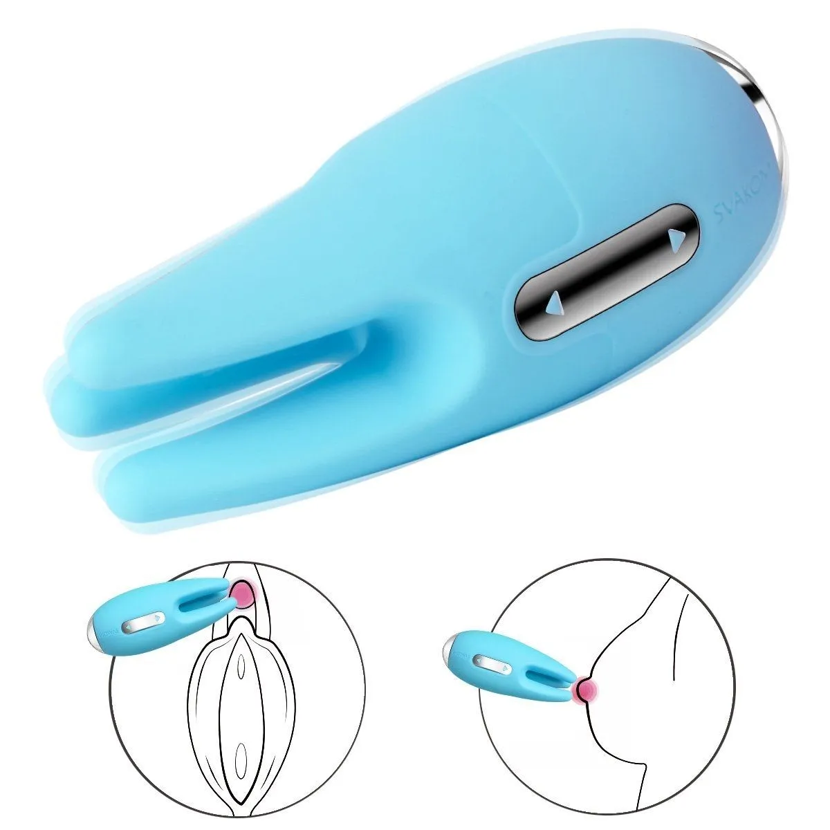 универсальный массажер svakom cookie, голубой в Мурманске