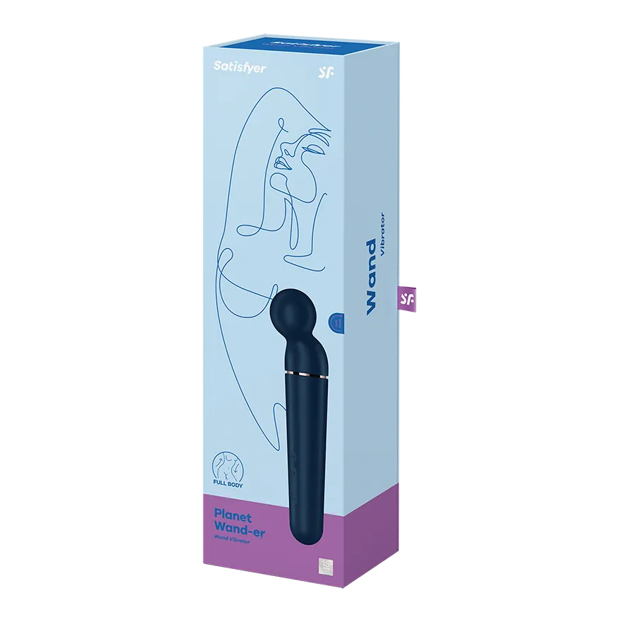 вибромассажер satisfyer planet wand-er blue + rosegold 018560sa в Мурманске
