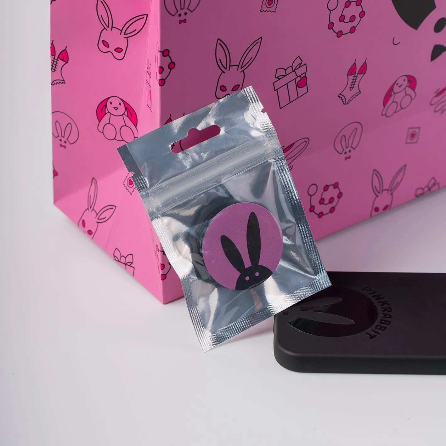 попсокет pinkrabbit с логотипом рк в Мурманске