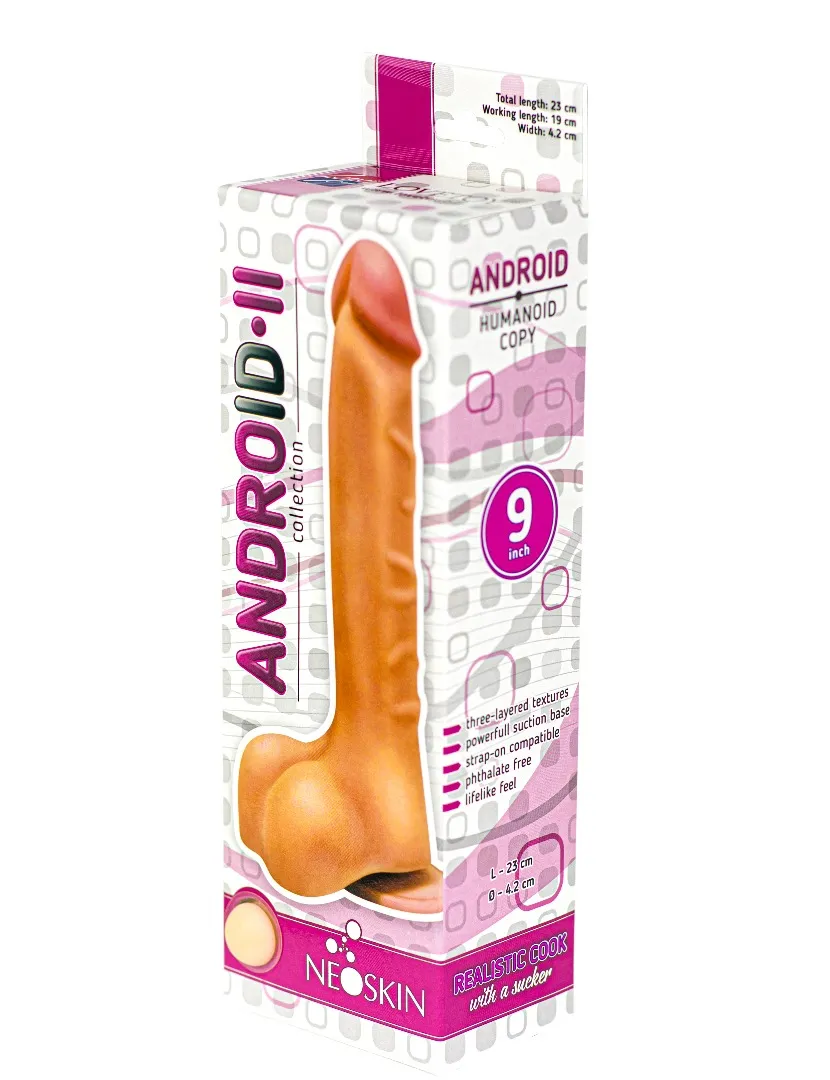 фаллоимитатор на присоске android collection-ii 9" 552403ru в Мурманске
