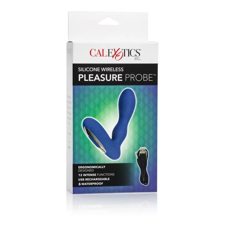 стимулятор простаты california exotic novelties wireless pleasure probe, синий в Мурманске