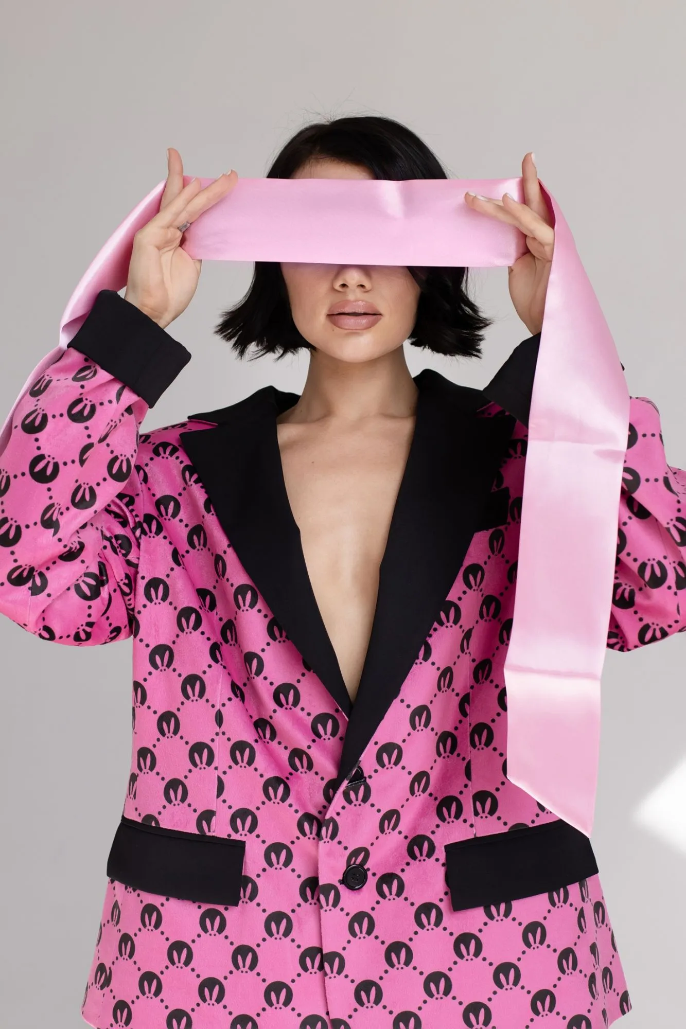 Лента для связывания PinkRabbit, розовая