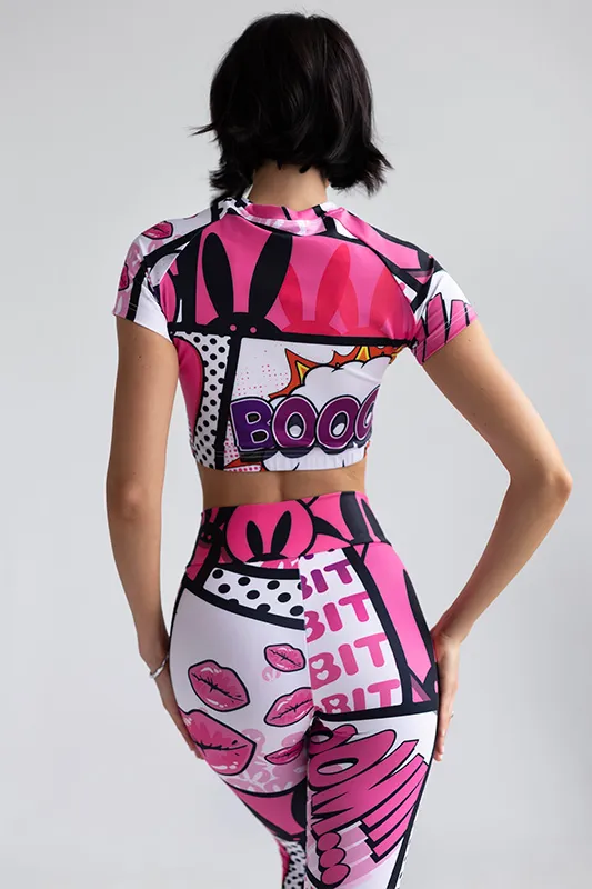 Кроп-топ PinkRabbit BOOM!