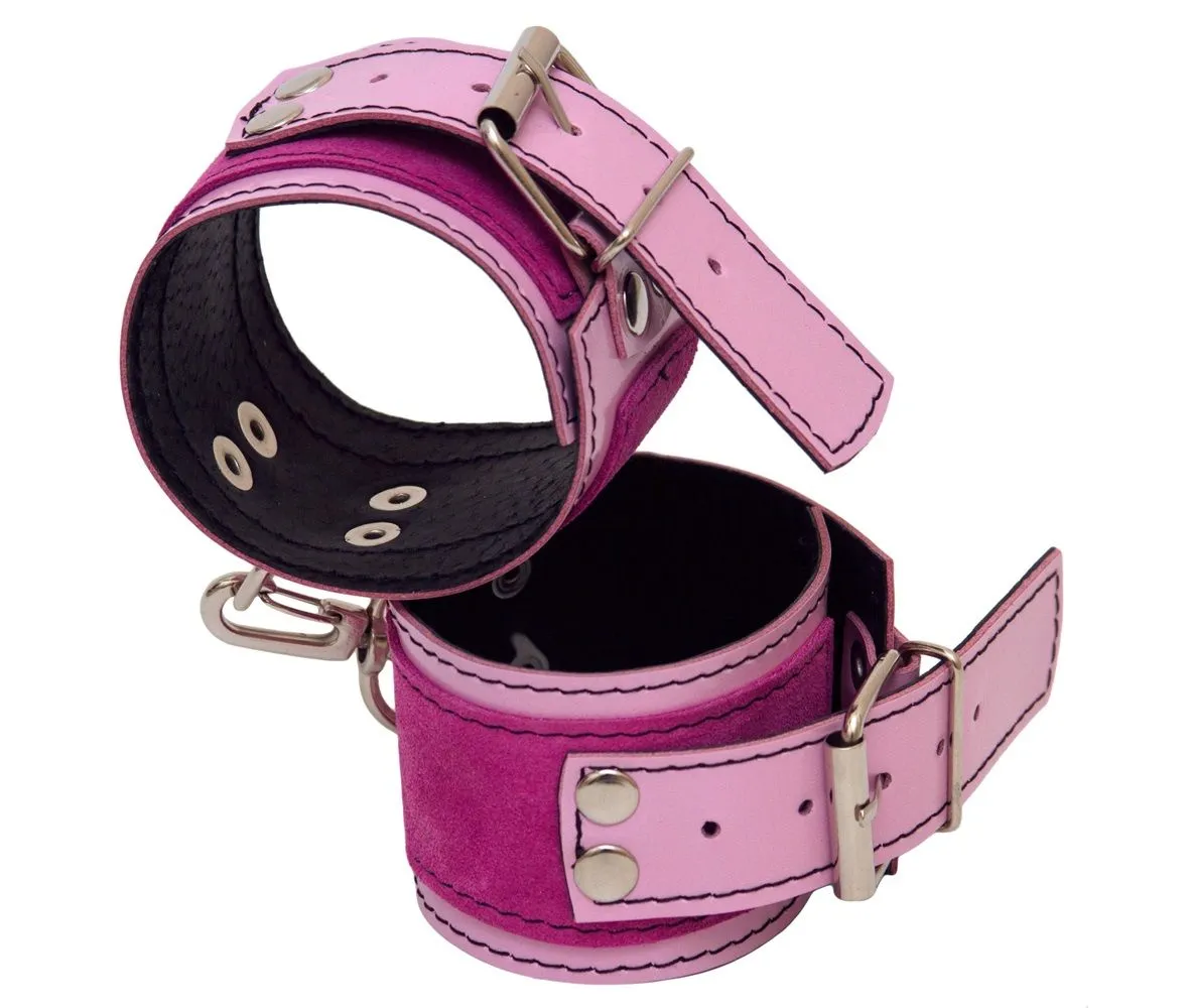 наручники декоративные индиго комбинированные, розовые в Мурманске