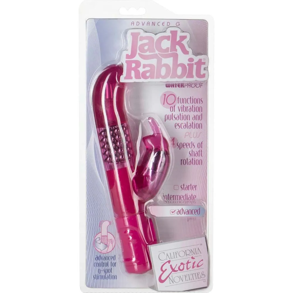 вибратор california exotic novelties advanced g jack rabbit, розовый в Мурманске