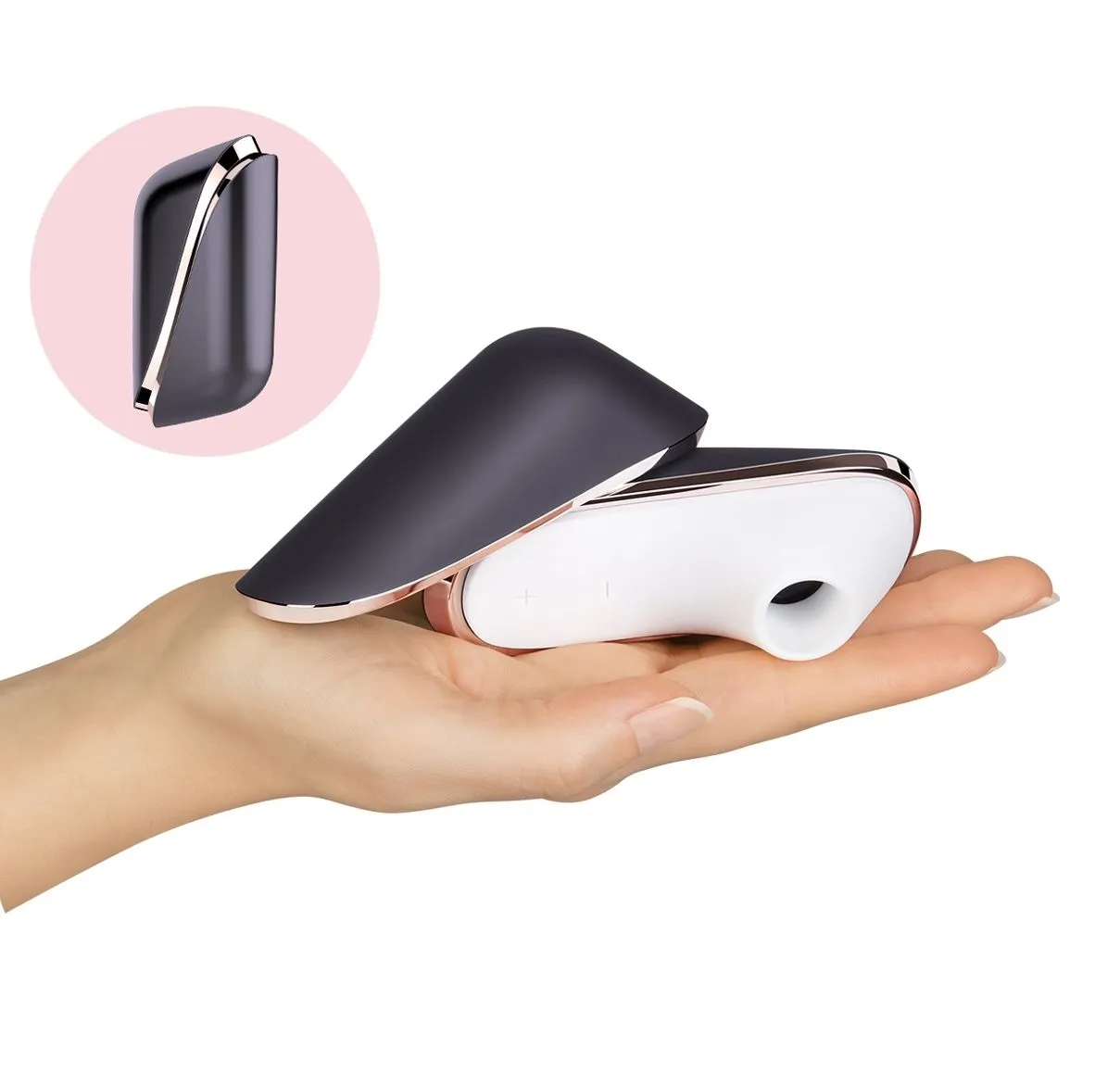 клиторальный стимулятор satisfyer pro traveler, черный в Мурманске