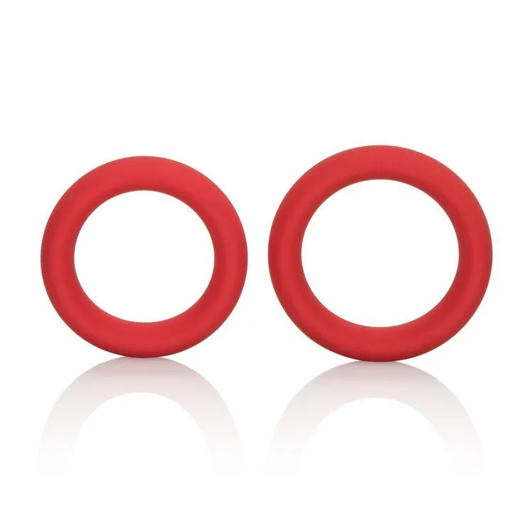 набор колец california exotic novelties colt silicone super rings, красный в Мурманске