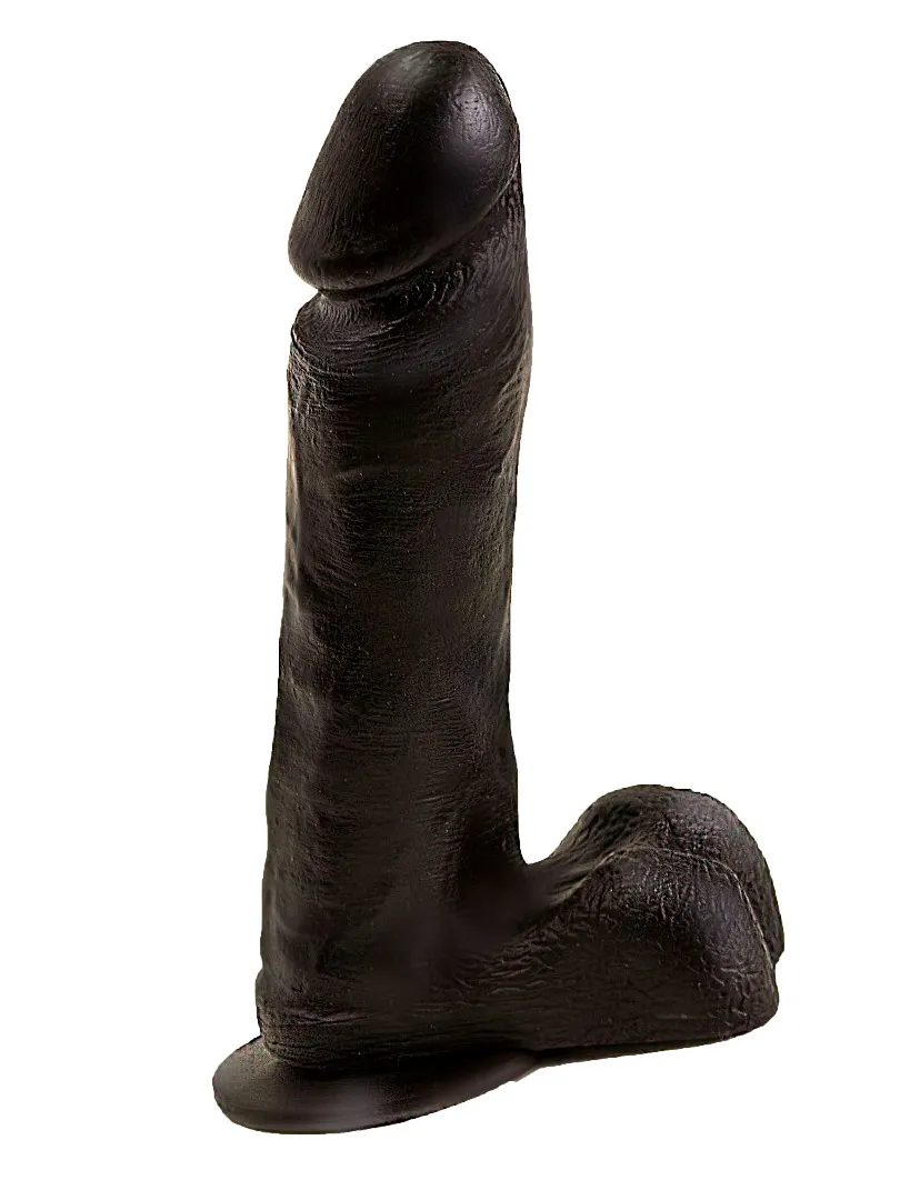 фаллоимитатор на присоске черный 401500ru в Мурманске